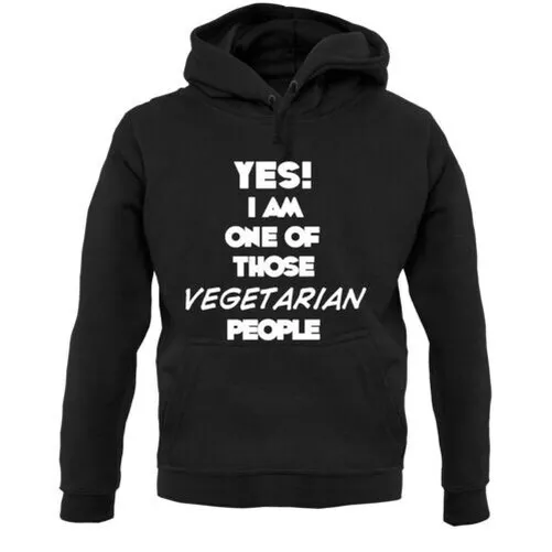 Si! i Am Uno Di Those Vegetariano Persone - Felpa con Cappuccio / - Cibo -