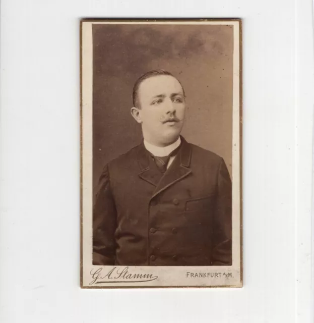 CDV Foto Herrenportrait - Frankfurt Main 1880er