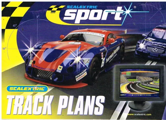 Scalextric Sport Electric Slot Car Racing : Race Track Plans Book