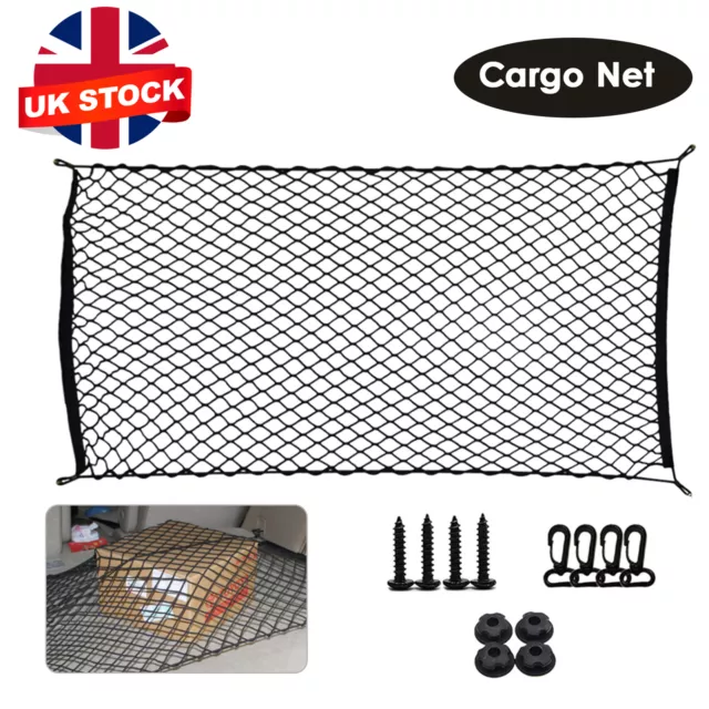 Car Boot Cargo Net Trunk Storage Holder Luggage Back Seat Mesh Net Tidy Elastic