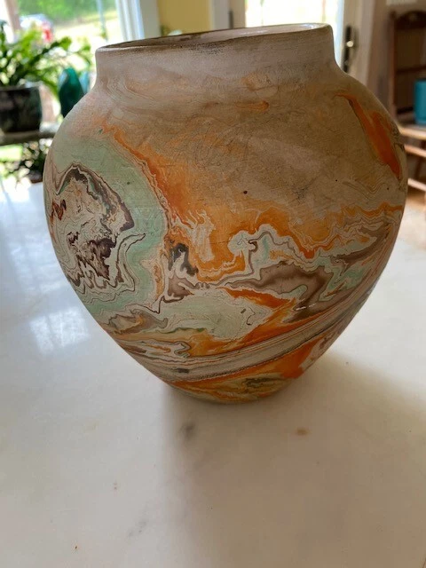 beautiful vase with colors made in india