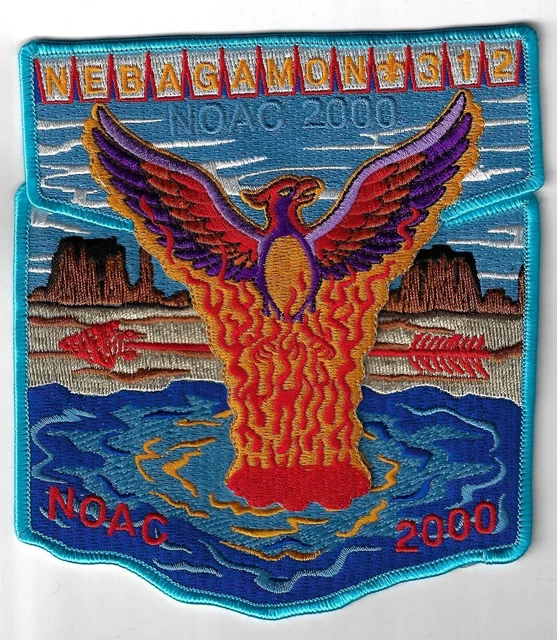 OA 312 Nebagamon 2000 NOAC Flap Set BTQ Bdr. Las Vegas Area NV