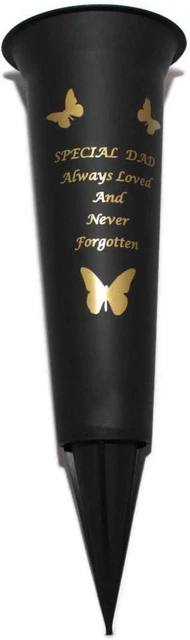 Graveside Memorial Black Book with Dove - Nan