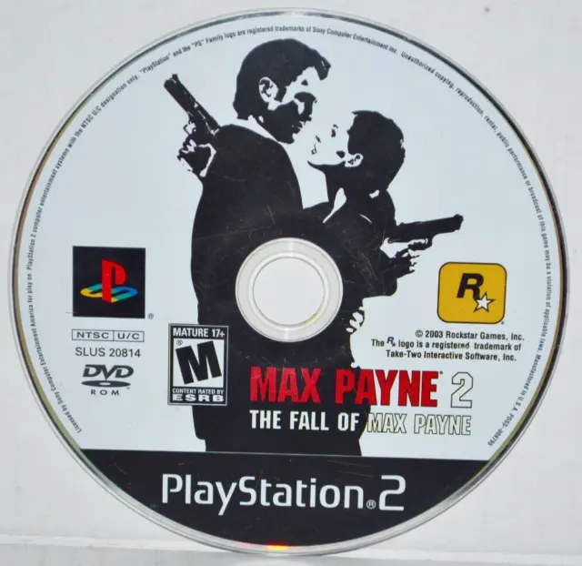 Max Payne 2: The Fall of Max Payne (Sony PlayStation 2, 2003) PS2 Video Game