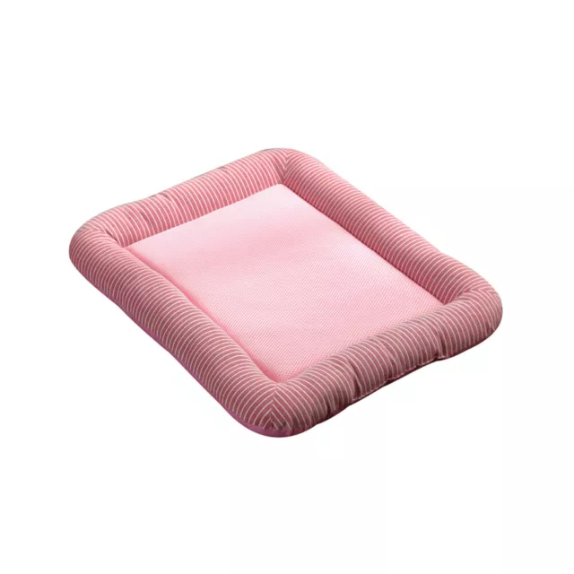 Dog Cat Cooling Bed Pad Summer Sleeping Breathable Washable Pet Kennel Car Mat 2