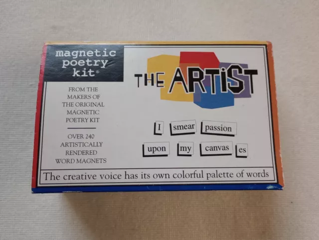 Magnetic Poetry Kit The Artist fridge magnets