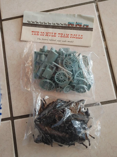 Maquette Vintage Twenty Mule Team Death Valley Days, Neuve En Boîte