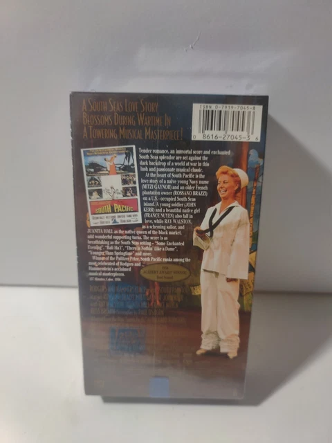 SOUTH PACIFIC 1994 VHS Tape Mitzi Gaynor Rossano Brazzi John Kerr new ...