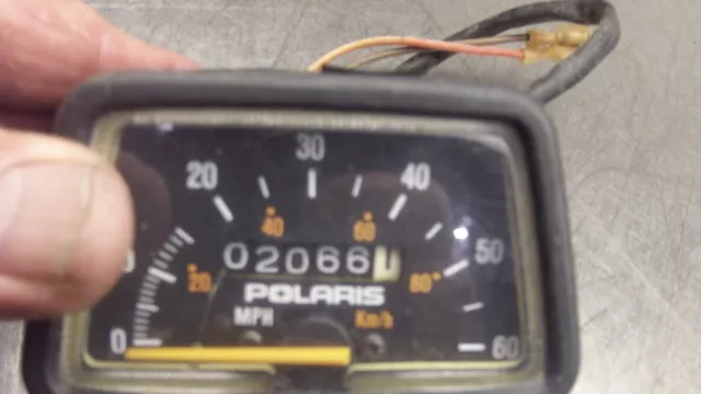1995 Polaris sportsman 400L Speedometer Tested Working Parts  W958040 V1-3L