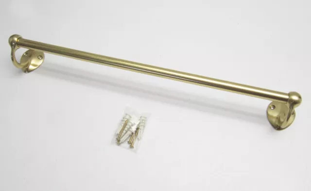 NEW Rejuvenation LINFIELD SINGLE TOWEL BAR, AGED BRASS, Hard to Find! (18/24)