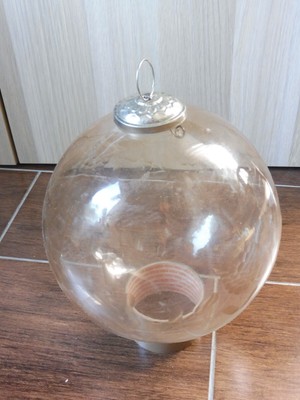 BOULE DE NOEL ANCIENNE EN VERRE DECOR DE FLEURS DIAMETRE 20 cm EUR 50 BOULE DE NOEL ANCIENNE EN VERRE DECOR DE FLEURS DIAMETRE 20 cm EUR 50