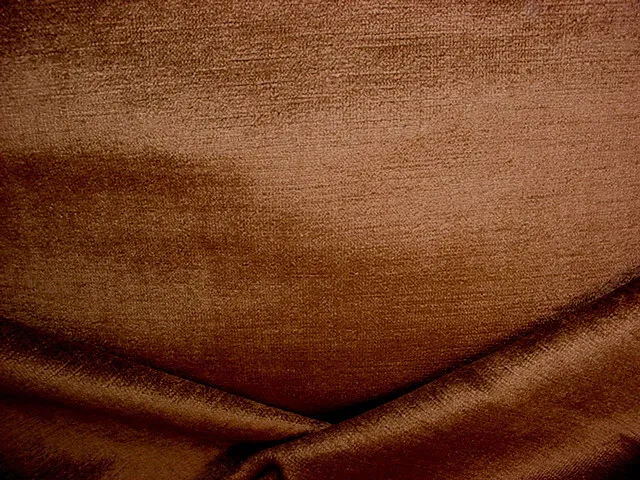 5-7/8Y Kravet Lee Jofa Bronzey Brown Low Pile Velvet Upholstery Fabric