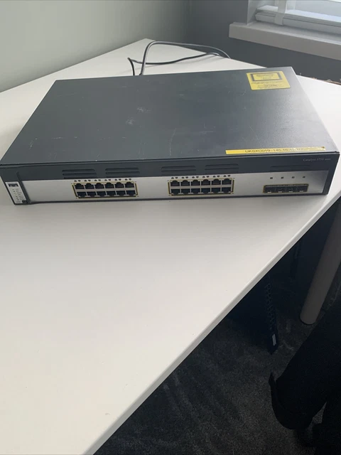 CISCO CATALYST WS-C3750G-24TS-S 24 Port Gigabit Switch £19.99 - PicClick UK