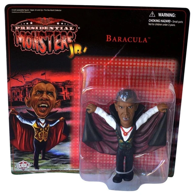 Presidenziale Monsters Jr. 4 " Figura Baracula Obama Come Dracula
