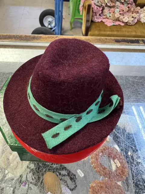 Vintage Dobbs 5th Avenue Felt Hat With Hat Box