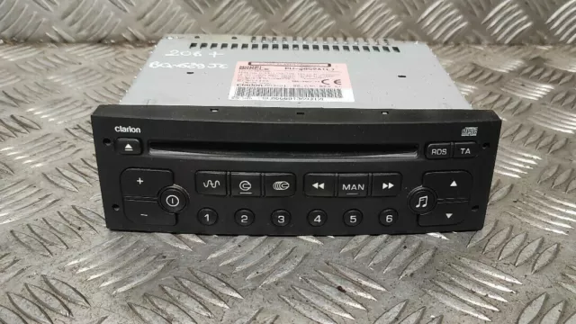 Cd Radio Player Peugeot 206 96635823XT PU-2859A Clarion 1310