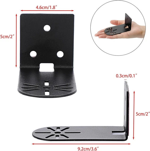 WALL CEILING MOUNT Surveillance CCTV Metal Dome Camera Mount Angle ...