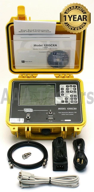 Alzata Bond 1205CXA Alta Risoluzione Metallico Tdr Tempo Dominio Reflectometer