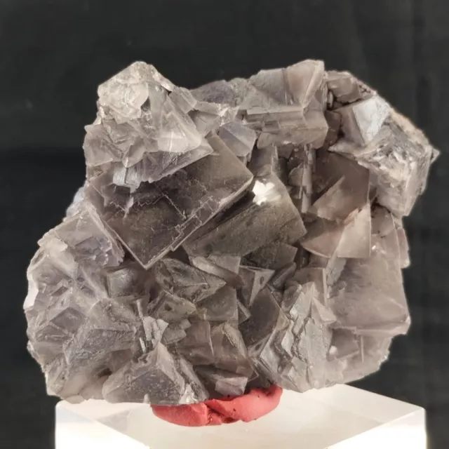 244g Natural Purple Flourite Cubic Crystals Mineral Specimen Balochistan Healing