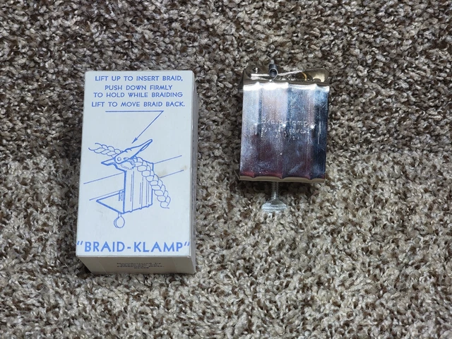 "Braid-Klamp"" Braid-Aid de colección CO. EE. UU.