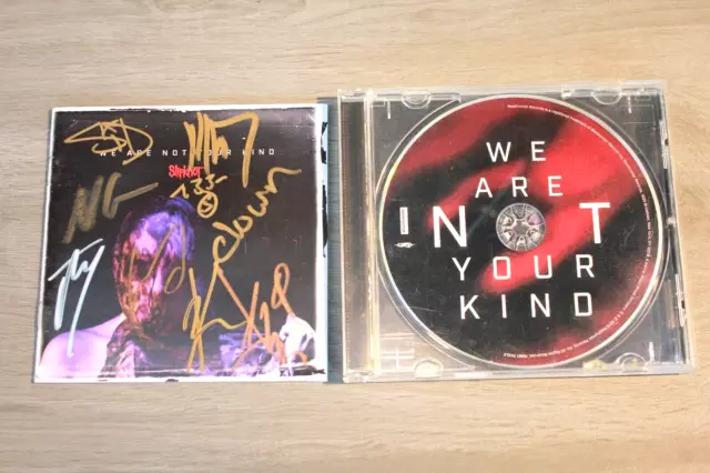 Slipknot Signed Sleeve / Cd / T-Shirt (M) 'We Are Not Your Kind' - Brand New!: