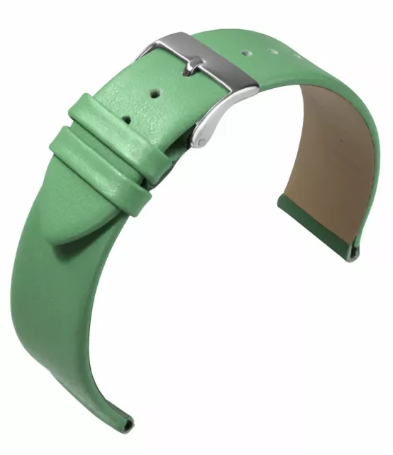 Eulit Nappa Moda Cinturino di Ricambio Tipo Pelle Verde Nabuk Liscio