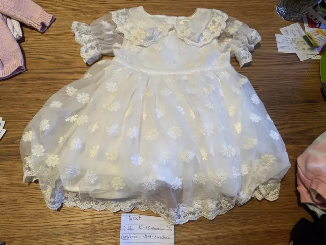 NEXT White Dress | 12-18 Months