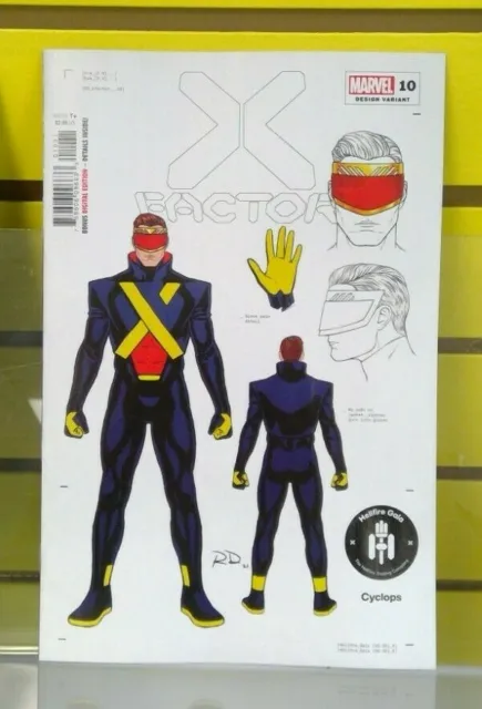 X-Factor #10 1:50 Dauterman Cyclops Gala Design Variant Cover Marvel Comics 2021