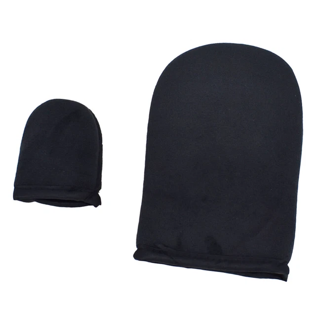 2 piezas guantes exfoliantes para el cuerpo guantes de color marrón claro