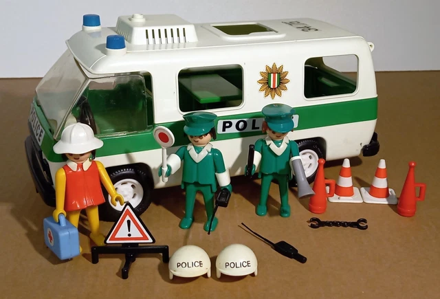 Playmobil Vintage 3253 - Camion De Police, Set Complet, 1977, Boîte
