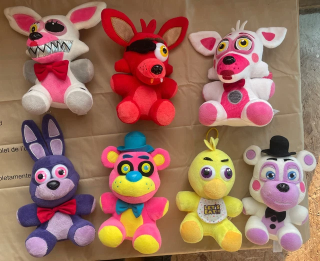 Lot of 7 FNAF Five Nights at Freddy’s Funko Plush 7-8”