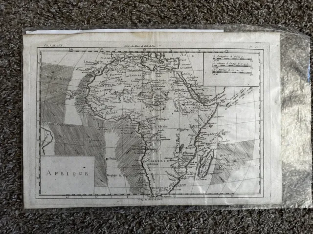 Afrique Original Map 1780