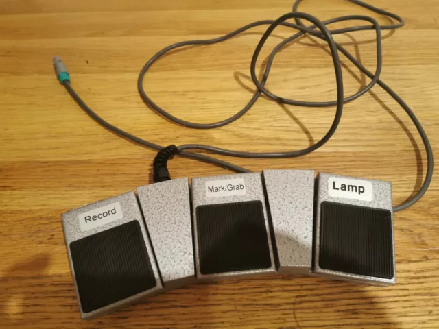 Herga 6289-0218 triple Foot Switch Pedal