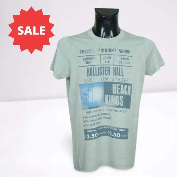 - Camiseta Hollister para hombre de algodón talla SM (LABEL S) vgc **