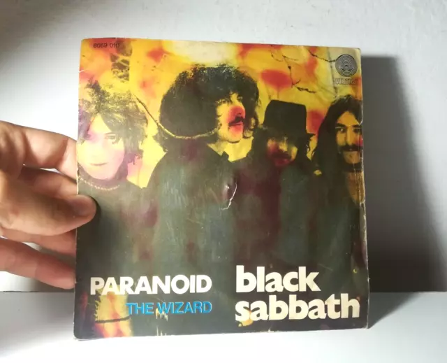 45 Giri Black Sabbath Paranoid The Wizard Vinile Lp Da Collezione - (125)