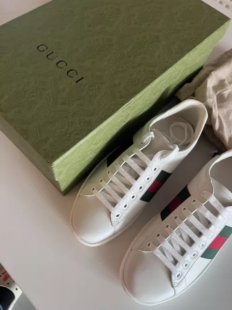 Gucci CHILDREN'S ACE LEATHER SNEAKER