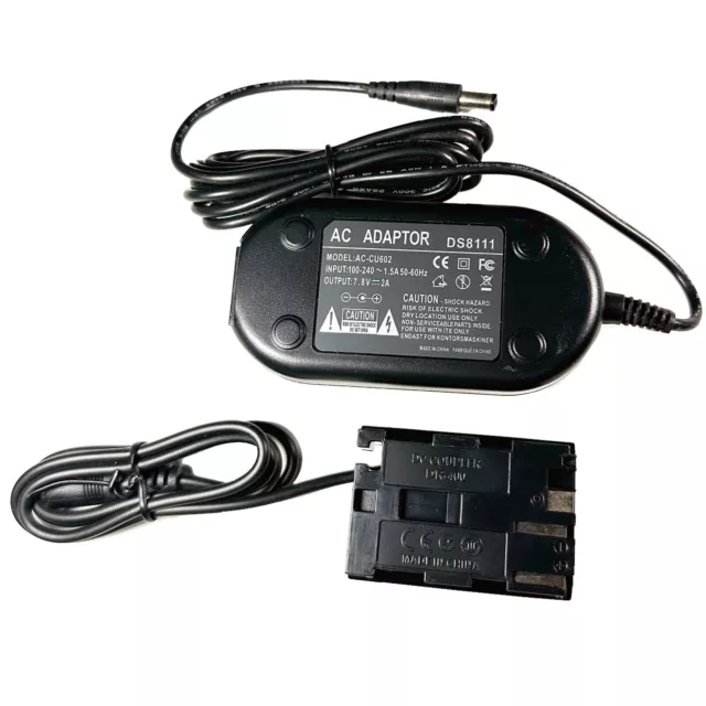 AC Wall Power Adapter for Canon ACK-E2 EOS 300D 30D D30 50D D60 8.1V DR400 5D