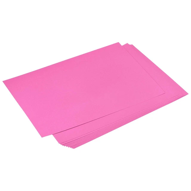 Cartulina Recortes Álbum Papel 11.7" x 16.5", 74 Lb/200 Gsm, Fucsia 50uds