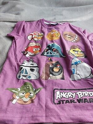 T-shirt ragazzo NEXT Angry Birds Star Wars età 6 anni