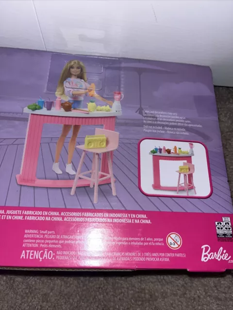 Barbie Accessories, Doll House Furniture, Smoothie Bar Story Starter 2