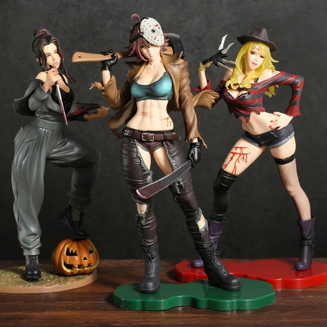 Horror Bishoujo Halloween Michael Myers Action Figure Collectible Statue Toy New 2