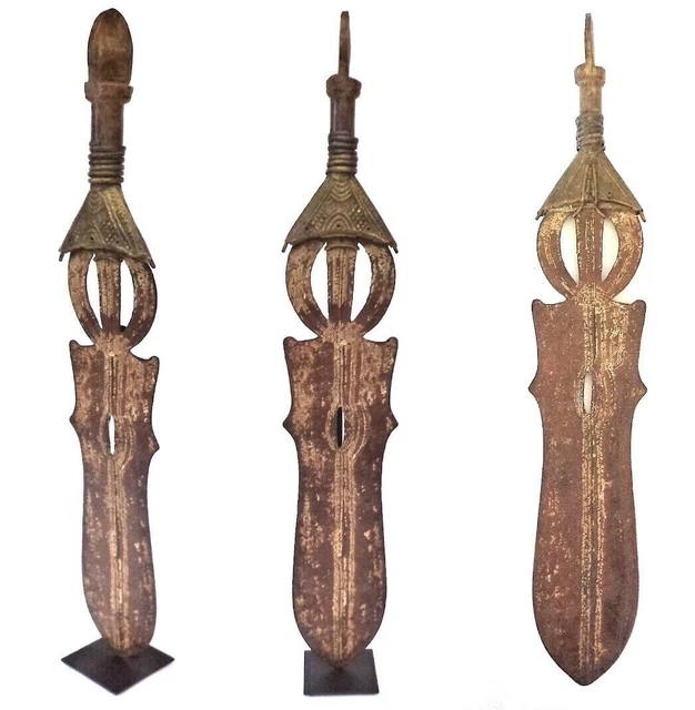 Tribal Mask Artifact Steel Display Stand / GBAS / H 29cm XS 4