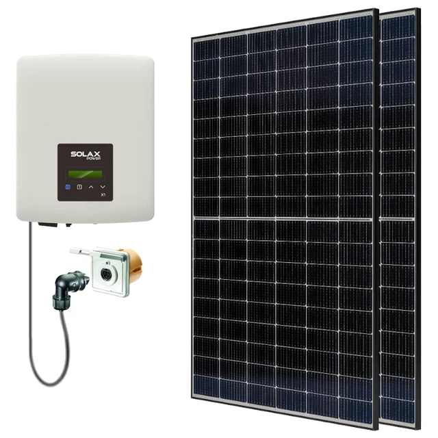 Balkonkraftwerk 800 W Installation Photovoltaïque Blechdach