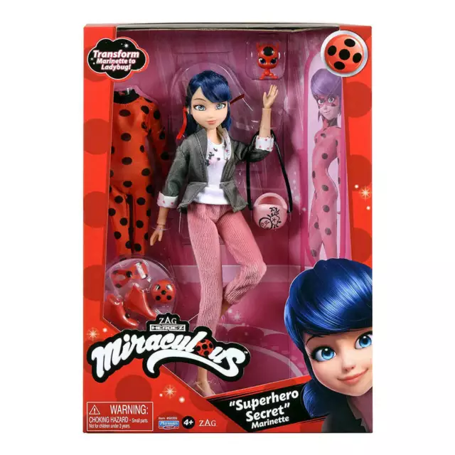 Miraculous Ladybug Superhero Secret Adrien with Cat Noir Outfit by  Playmates Toys