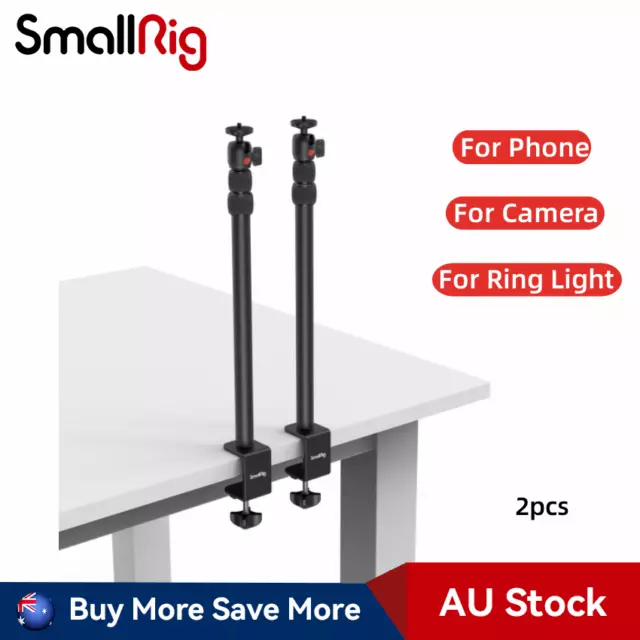 SMALLRIG SELECTION CAMERA Desk Mount, Tabletop C Clamp Mount Arm Adjustable  3488 $43.90 - PicClick AU
