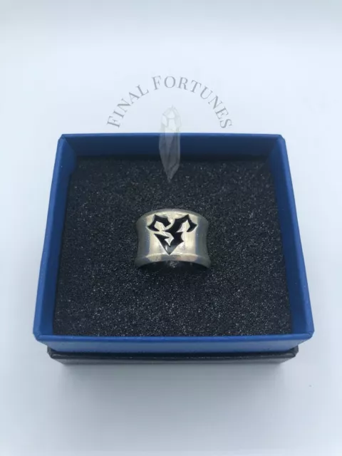 Final Fantasy 10 X Tidus Ring 925 Silver Limited Edition Rare! ORIGINAL SQUARE!