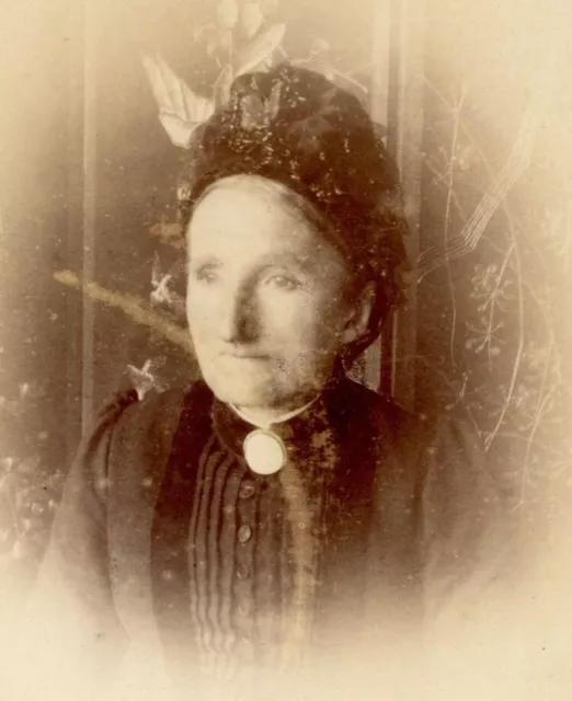 CDV Carte De Visite J C Dinham Torquay antique portrait Victorian lady #31 photo
