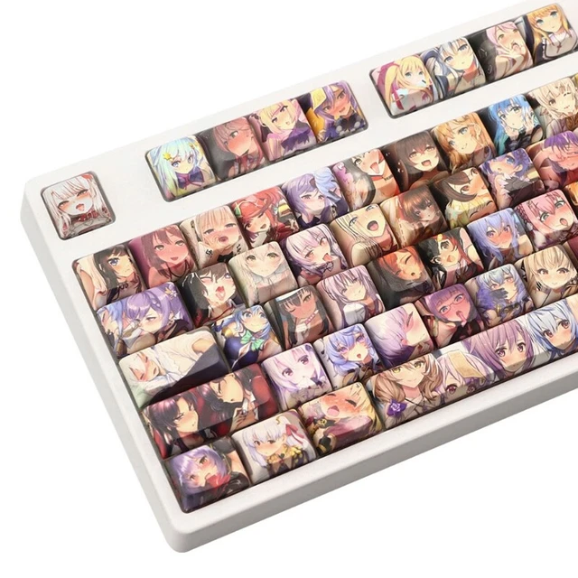 PBT DYE SUBLIMATION Upgrade118Keycap Set XDA Profile Keycaps 129 Keys ...