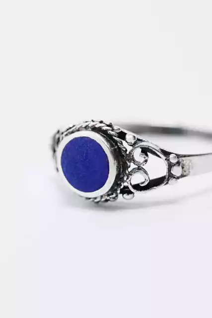 Urban Outfitters Sterling Silver Ring - Blue - One Size - RRP £14 - New