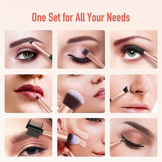 Pennelli Make up  Pennelli per Il Trucco Set Di 16 Pennelli per Il Make-Up Profe 2